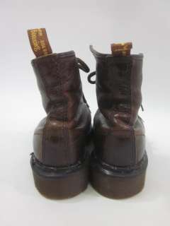 AIRWAIR DR. MARTENS Brown Leather Lace Ankle Boots Sz 5  