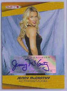 2005 06 TOPPS TOTAL JENNY MCCARTHY AUTO SP  