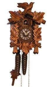 Cuckoo Clock The Traditional Vine Leave NEW  