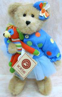 BOYDS BEARS Callie Knitbeary with Ted E. PLUSH 4016995  