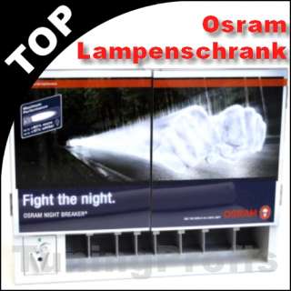 Osram Lampenschrank Lampenkasten Birnen KFZ Werkstatt Schrank Lampen 