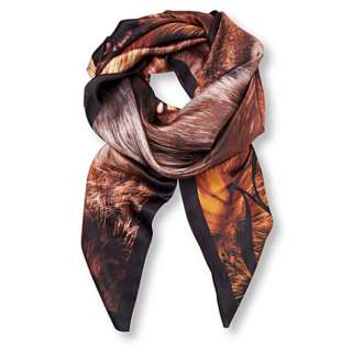 Wolf print scarf   MCQ ALEXANDER MCQUEEN   Hats, gloves & scarves 