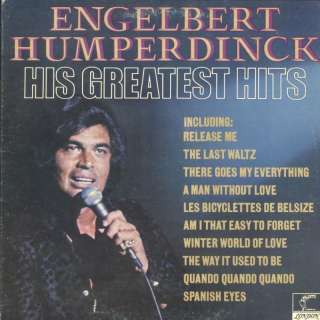 Engelbert Humperdinck   His Greatest Hits NM LP  