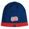 New England Revolution Reversible adidas Authentic Player Knit Hat