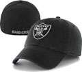 Oakland Raiders 47 Brand Black Franchise Fitted Hat