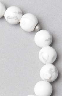 Ball & Chain The Bead Bracelet in White  Karmaloop   Global 
