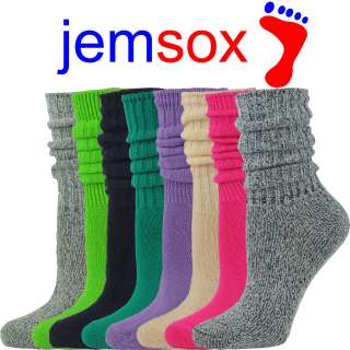 Ladies Slouch UK Made Socks Assorted Colours 4 7  