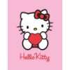 Hello Kitty Handtuch Heart Pink 205HK002 Grösse 50x100