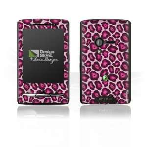   Skins für Sony Ericsson Xperia X10 mini   Pink Leo Design Folie