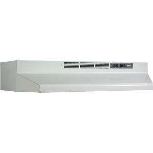 Broan F40000 Series 30 In. Convertible Range Hood in White F403001 at 