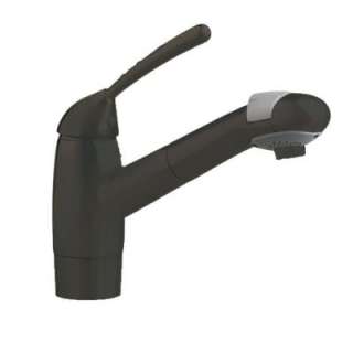   Pull Out Sprayer Kitchen Faucet in Blackened Bronze 4137.100.068 at