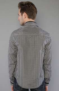 N4E1 The Homme Buttondown Shirt in Black Grey Check  Karmaloop 