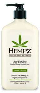 SUPRE Hempz Herbal Body Moisturizer AGE DEFYING 17 oz  
