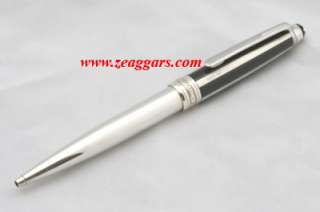   solitaire silver fibre guilloche ballpoint pen with ident no. 35998