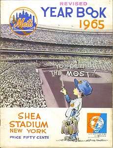 1965 New York Mets Revisied Edition Yearbook    Shea  