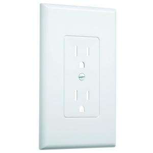 Decorator Cover 1 Gang Grounded Deco Duplex Wall Plate 2500W at The 