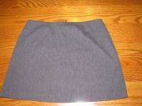 Express Stretch Dark Gray Mini Short Skirt Juniors Size 5 6  