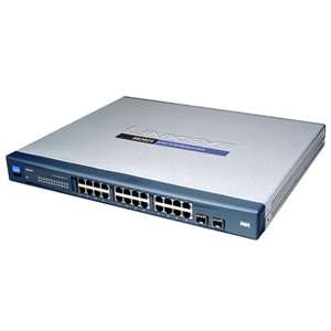 Cisco SRW2024 24 Port 10/100/1000 Gigabit Managed Network Switch at 