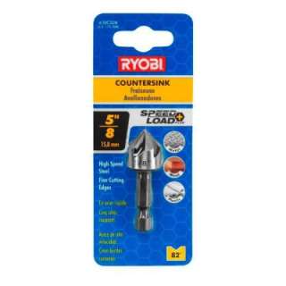 Ryobi SpeedLoad+ 5/8 In. High Speed Steel Countersink A10CS08 at The 