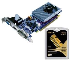 PNY GeForce GT 430 DDR3 1GB w/4096MB PC10666 DDR3 