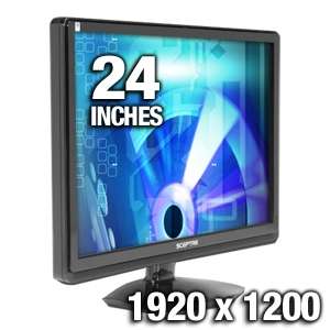 Sceptre x24wg Naga 24 Widescreen LCD Monitor, 1920x1200 WUXGA, 40001 