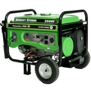 LIFAN 3500W Energy Storm Electric Start Portable Generator With Wheel 