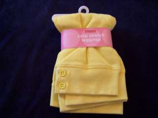 NWT Girl Gymboree Merry Bright yellow crop leggings 7 8  