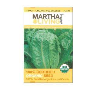 Martha Stewart Living 1.8 Gram Romaine Lettuce Seed 3918 at The Home 