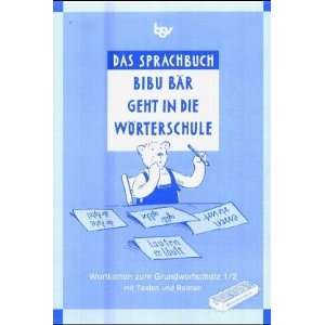 Das Sprachbuch, Bibu Bär geht in die Wörterschule  Wortkarten zum 