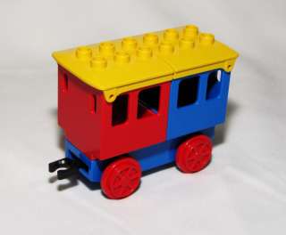 Lego Duplo Eisenbahn Anhänger kurz Personenzug für alle Schienen 