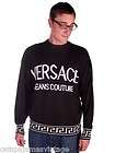 Vintage Mens Versace Couture Logo Sweater Cotton 1990s XL