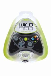 Xbox360 Wired Wildfire Controller (Black) with Turbo RapidFire  