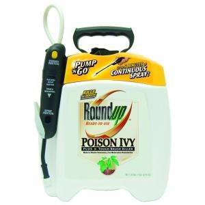 Roundup Pump N Go 1.33 Gallon Poison Ivy Plus Tough Brush Killer 