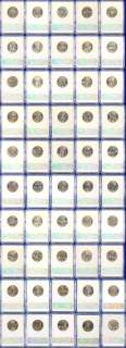 ALL 200 STATE QUARTERS 1999 2008 P D S S SILVER  