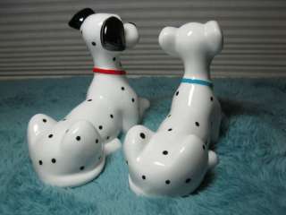   101 Dalmatian Porcelain China Dog Figurine Pongo & Perdita Pair  