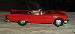 1957 Ford Thunderbird Convertible, AMT,1/25 scale, Promo, plastic with 