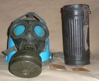 wehrmachts gasmaske mit behälter in Sachsen Anhalt   Tromsdorf 
