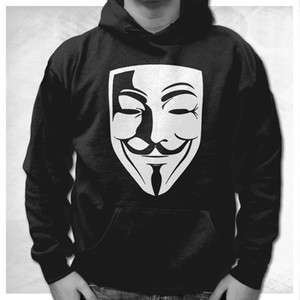 Anonymous MASKE GROß HOODIE GUY FAWKES occupy Vendetta Anti 