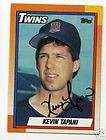 KEVIN TAPANI 1990 TOPPS SIGNED # 227 TWINS