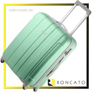 RONCATO (M) Reisekoffer Trolley/Koffer, Gelb, flexible Hartschale, 4 