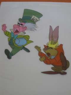  1951 ALICE IN WONDERLAND Original PRODUCTION CEL Mad Hatter March Hare