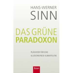   eine illusionsfreie Klimapolitik  Hans Werner Sinn Bücher