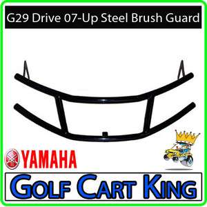 Yamaha G29 Drive Golf Cart Black Steel Brush Guard 07+  
