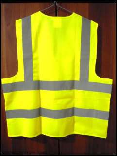 NEW Reflective Tape 2 Safety Vest Yellow/Orange  