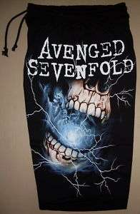 Avenged Sevenfold Nightmare Skull Cotton Shorts 1 Size  