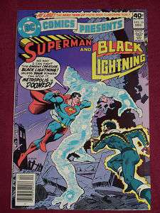 DC Comics Presents #16 VF Superman & Black Lightning  