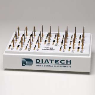 Dental Diamond Burs Kit   Diatech Top 25 Swiss Made  