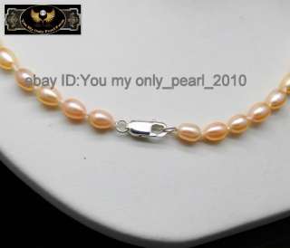 MPGenuine Cultured 5.5 6MM AAA+ pink pearl jewelry set  