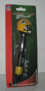 NFL GREEN BAY PACKERS PROGRAMMABLE LIGHT UP PEN NEW  