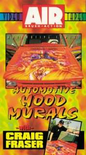Automotive Hood Murals Airbrush Painting VHS  